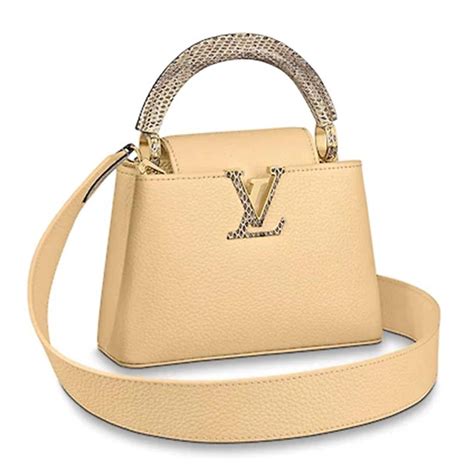 lv capucine snake handle|louis vuitton capucines mini bag.